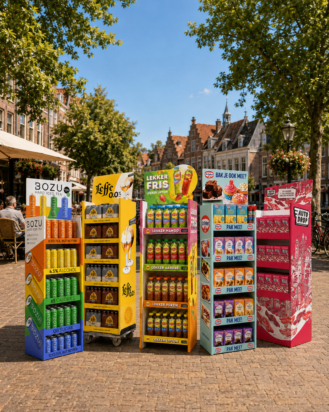 Banner palletdisplays mobiel - Holbox Banner palletdisplays mobiel - Holbox