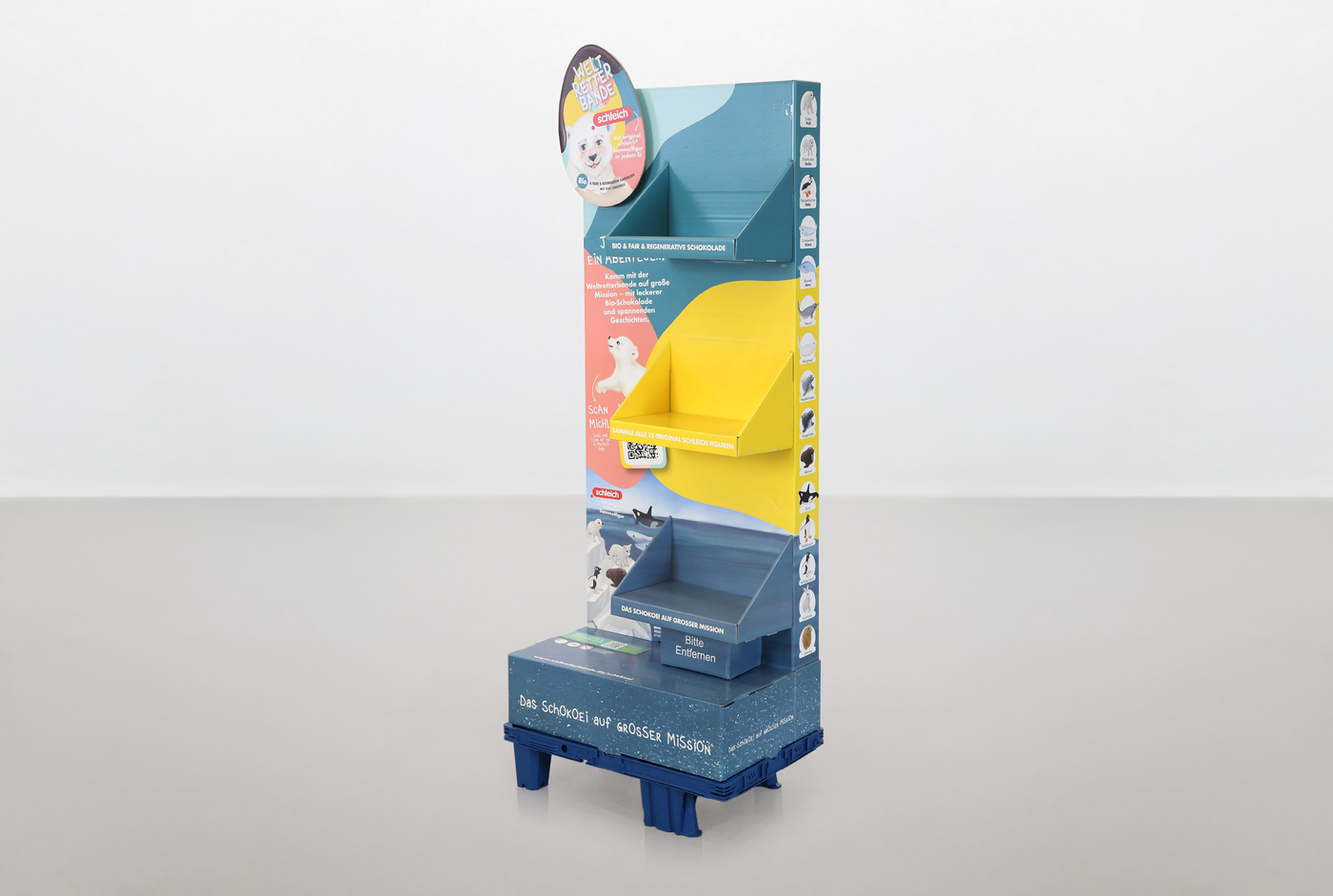 Kartonnen palletdisplay - Schleich - Holbox Kartonnen palletdisplay - Schleich - Holbox