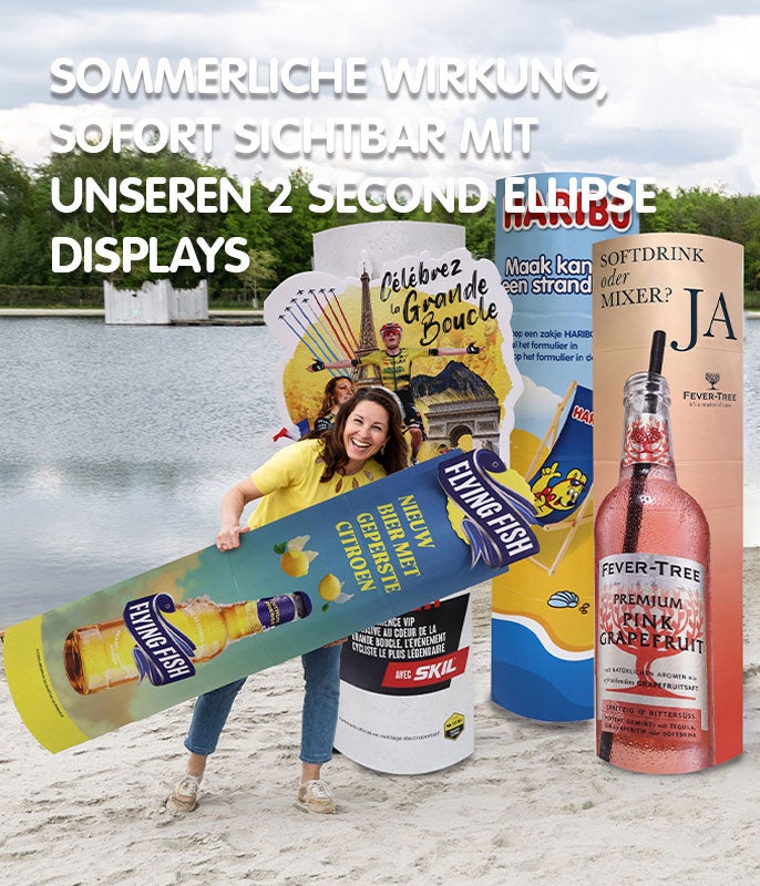 Zomerse impact met de ellipse display Zomerse impact met de ellipse display