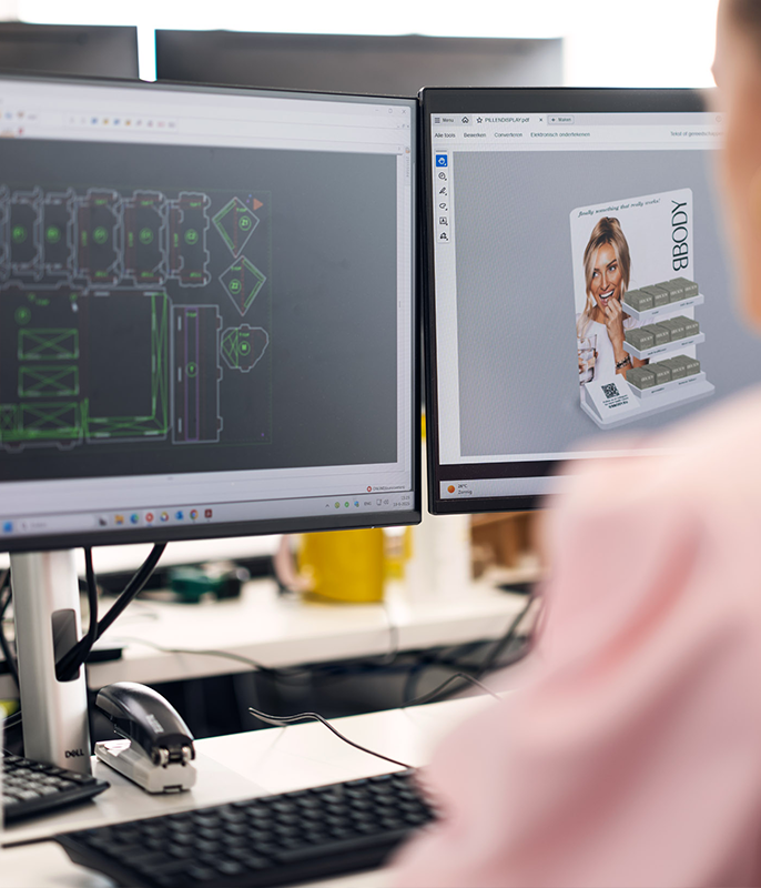 Kartonnen display ontwerp en design - Holbox Display Kartonnen display ontwerp en design - Holbox Display