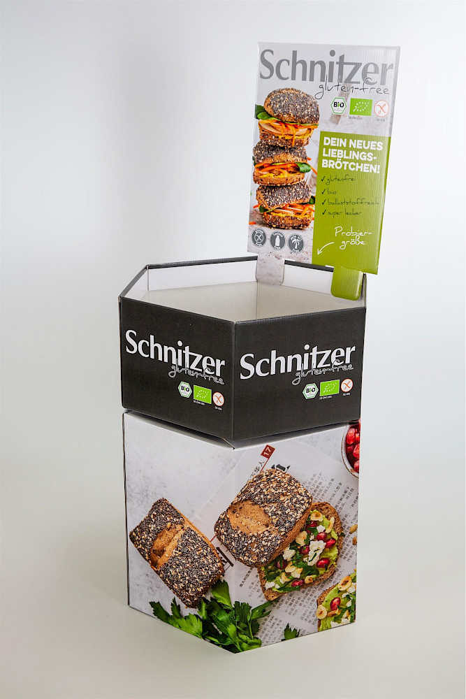 2 Second DUMPBIN Display Schüttendisplay aus Pappe Holbox