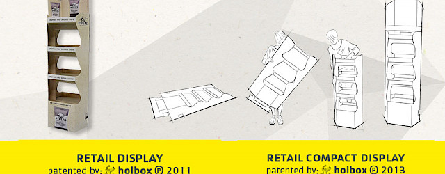 Retail Display patent Holbox